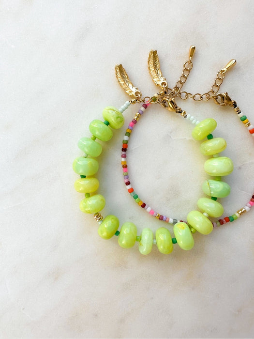 Lime Opal Bracelet
